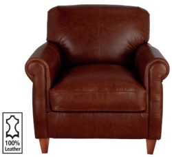 Heart of House - Kingsley - Leather Club Chair - Tan